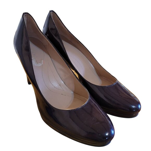 Tahari Shoes - Tahari Women's Size 10M Carol Dark Brown Patent Leather High Heels 4" Spike